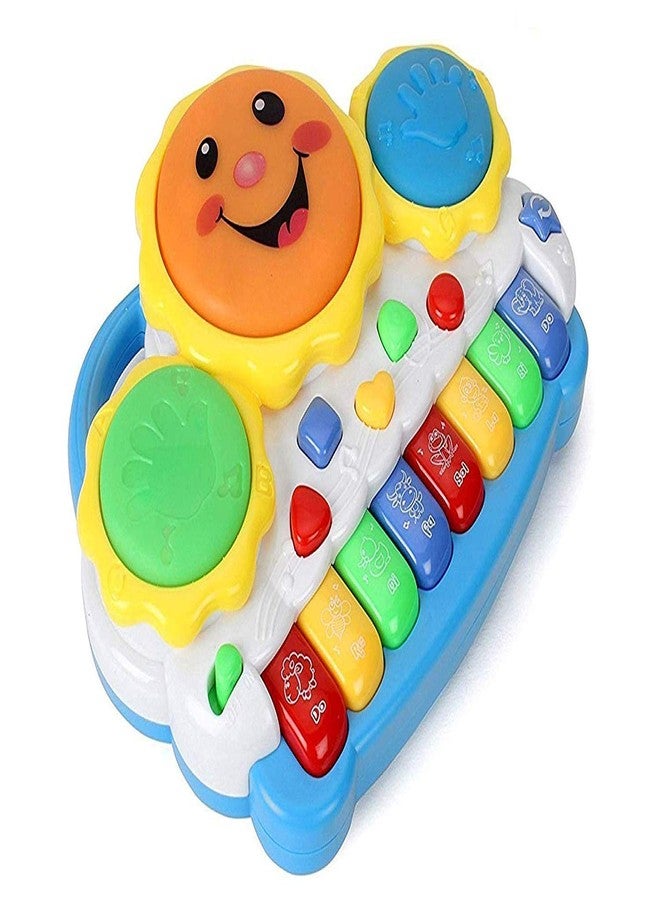 LONGMIRE Musical Piano Keyboard Toys for Kids with Light and Sound- Multi Color - Image 5